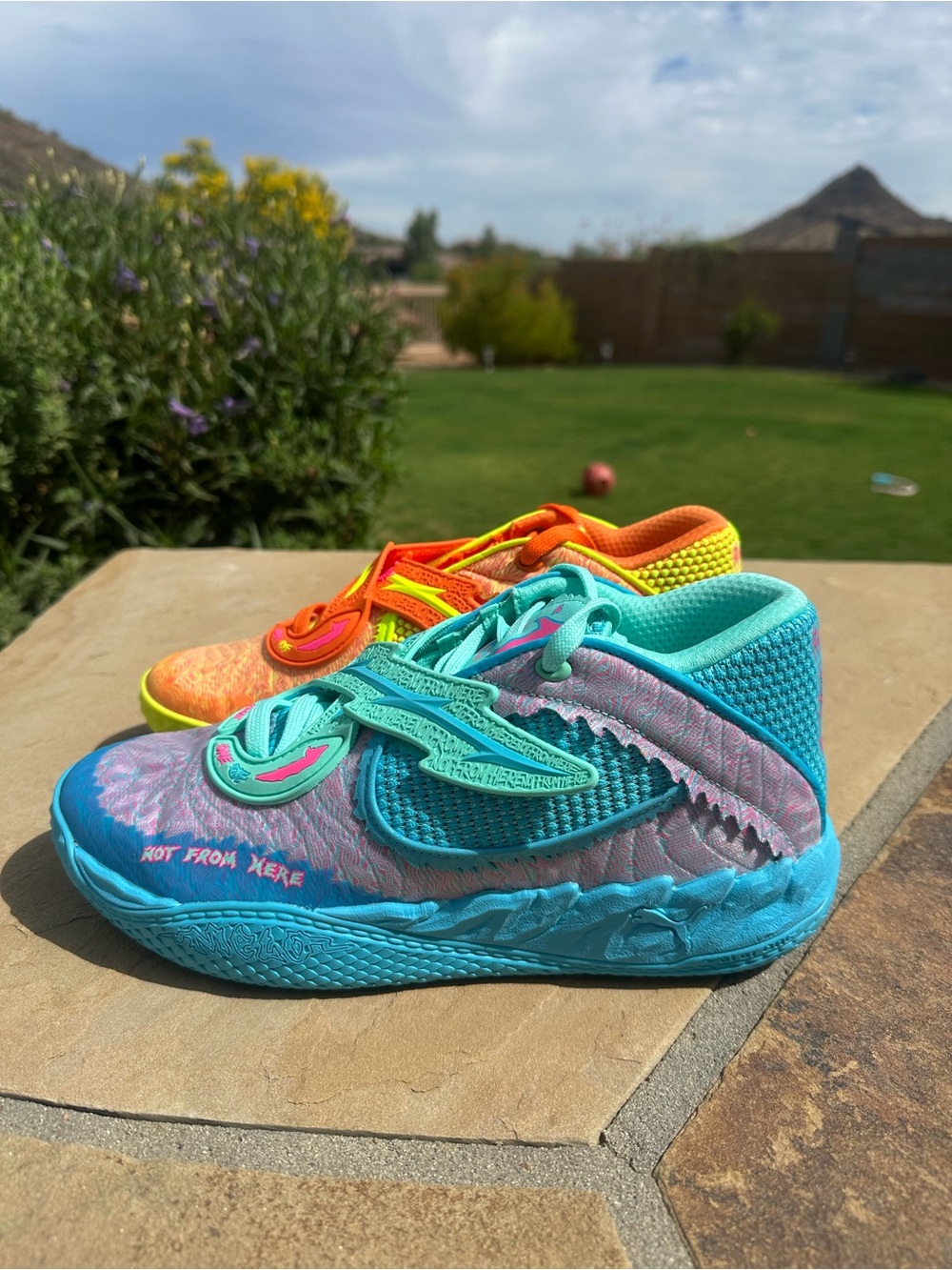 Puma Lamelo MB.05 Rick & Morty Multicolor 312130-01 Athletic Sneakers Men’s 9.5